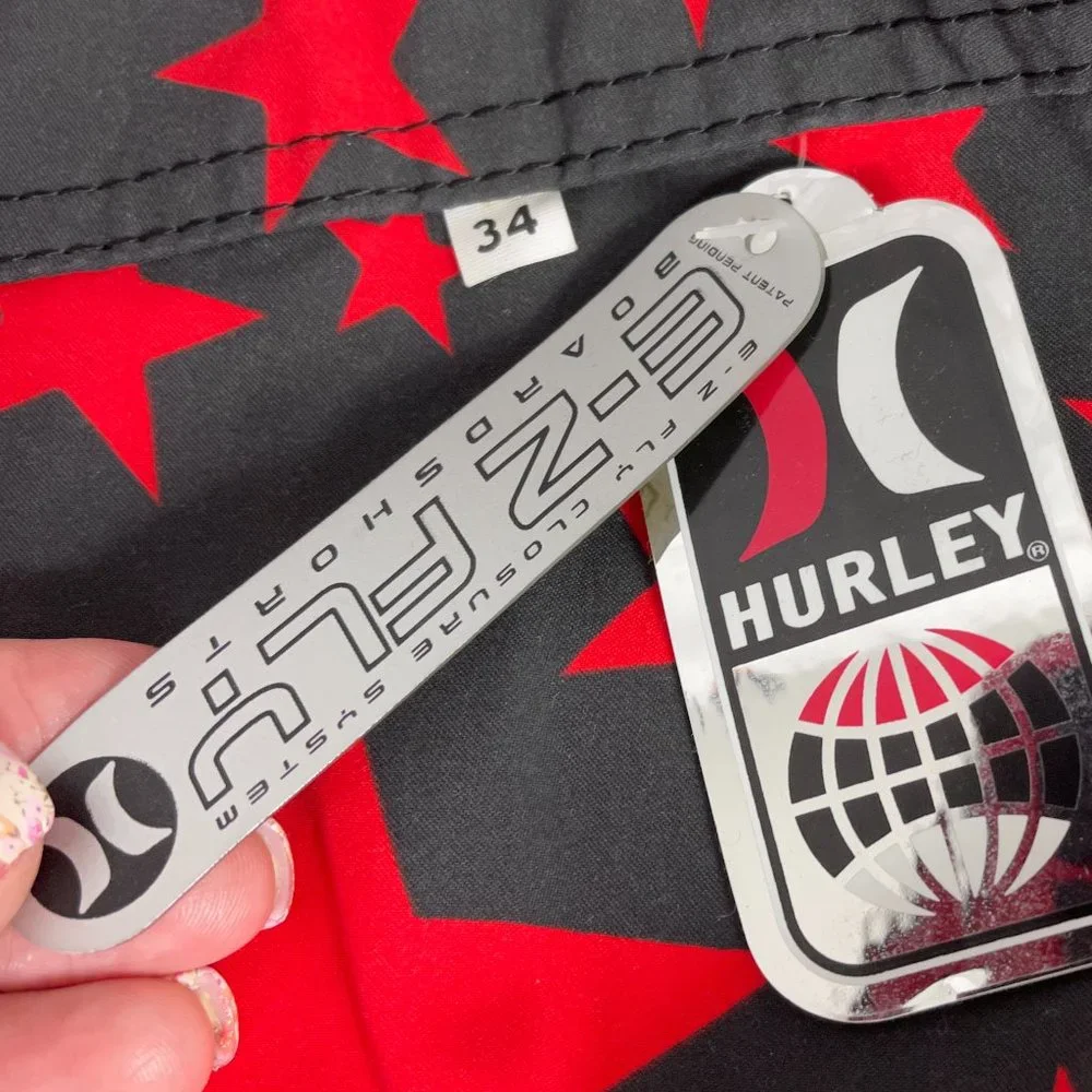 NWT HURLEY VINTAGE Y2K 90'S MEN'S 